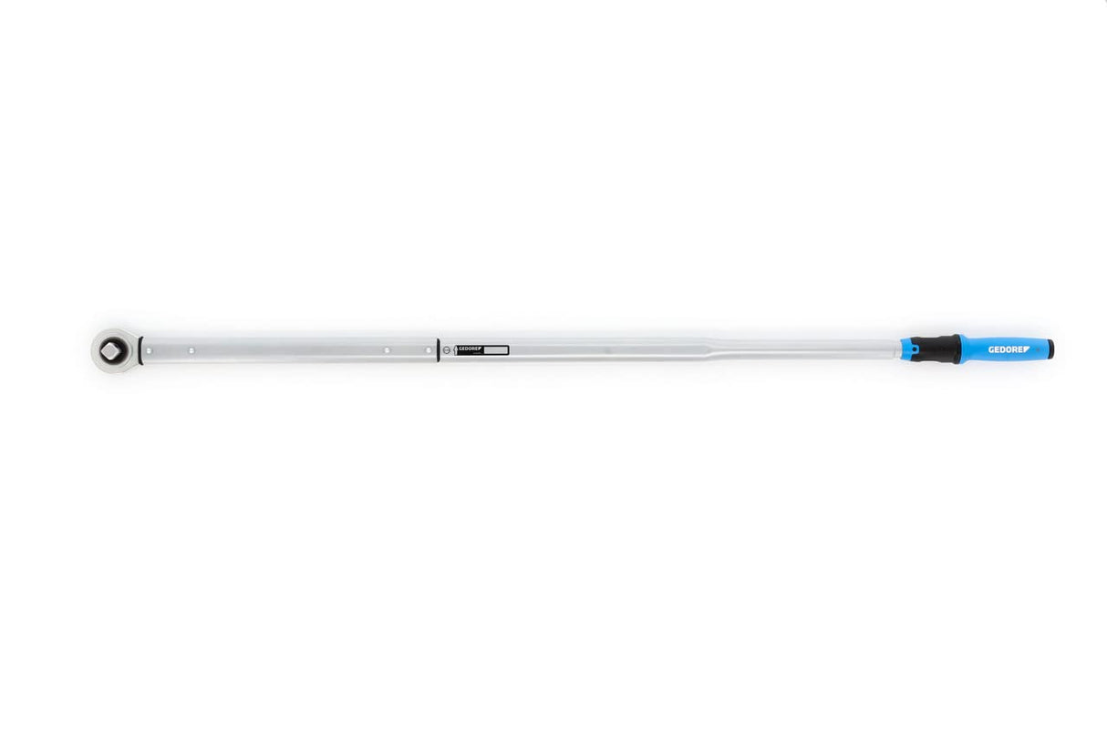 GEDORE Llave dinamométrica con cuadradillo de accionamiento, 3/4", Reversible, Escala de ajuste, 250-850 Nm, Longitud 1388 mm, TF-K850
