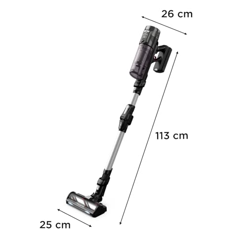Rowenta RH9A36WV X-Force Flex 13.60 Aspirador de Varilla con batería, Lila/Negro