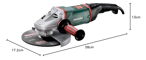 METABO MÁQUINAS - Metabo WE 26-230 MVT Quick - amoladora 2600 W disco 230 mm arranque suave