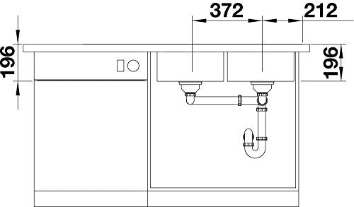 Blanco 521665 Fregadero de Cocina de Acero Inoxidable