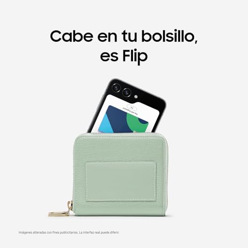 Samsung Galaxy Z Flip5, 512 GB + Cargador 45W - Teléfono Móvil Plegable con IA, Smartphone Android Libre, 8GB de RAM, Diseño Plegable, Gris (Versión Española)