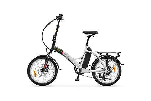 Argento Piuma E-Bici, Adultos Unisex, Plateado, Única Talla