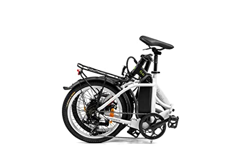 Argento Piuma E-Bici, Adultos Unisex, Plateado, Única Talla