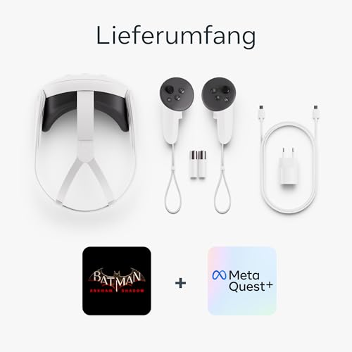 Meta Quest 3 512 GB — Las gafas Quest más potentes — Una increíble experiencia de realidad mixta — Llévate el juego Batman: Arkham Shadow y disfruta de 3 meses de prueba de Meta Quest+