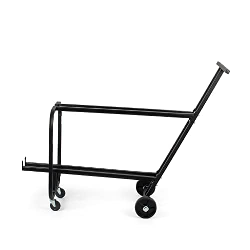 Manhasset Carro de almacenamiento corto para atriles, negro
