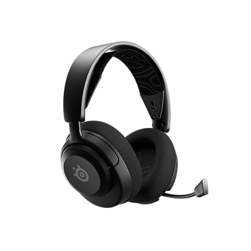 SteelSeries Arctis Nova 5 Cascos gaming inalámbricos PC, PS5, Switch 2, móvil - Controladores magnéticos de neodimio - Más de 100 preajustes de audio - Batería de 60h - 2,4 GHz o BT - Micro Gen2.X
