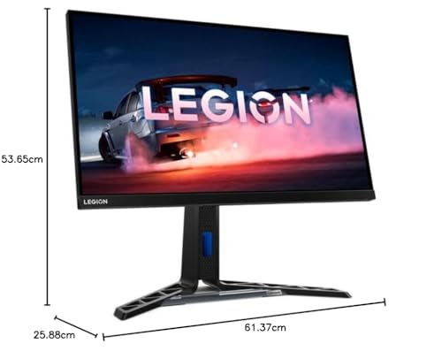 Lenovo Legion Y27q-30 - Monitor Gaming con EyeSafe, 27'' 2K QHD (IPS, 180Hz (OD), 0.5ms MPRT, HDMI,DP,USB, Cables DP y USB, FreeSync, Altavoces) Ajuste de inclinación/altura/giro/pivot - Negro