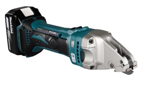 Makita batería Tijeras de hojalatero (18,0 V, en MAKPAC con 2 baterías 4,0 Ah + Cargador, DJS161RTJ 280 wattsW, 18 voltsV