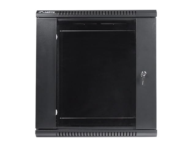 Lanberg - rack cabinets - Lanberg Wall-Mounted Rack 19'' demounted Flat Pack 12u/600x450mm Black
