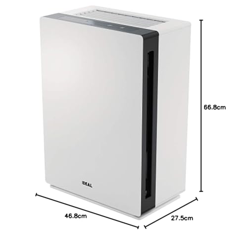 IDEAL - Purificador de aire AP60 PRO hasta 70 m² | Fabricado en Alemania | Filtro HEPA y filtro de carbón activo, CADR 562 m³/h, 99,99% de potencia de filtro (alérgenos, olores, polvo)