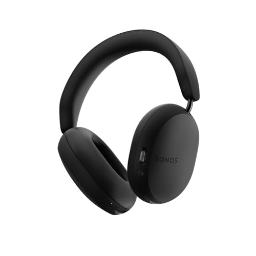 Sonos Ace - Auriculares inalámbricos Bluetooth con cancelación Activa de Ruido - hasta 30 Horas de autonomía - Audio Espacial con Seguimiento dinámico de la Cabeza - Negro