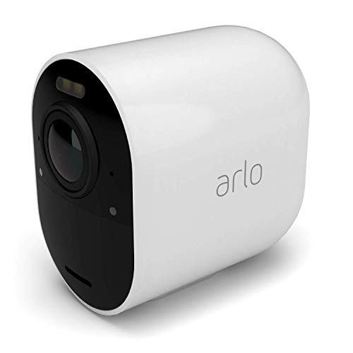 Arlo Ultra 2 Camara de Vigilancia WiFi Exterior 4K, Camara de Vigilancia WiFi Interior, Sensor de Movimiento, Alarmas Para Casa, Visión Nocturna Color, Prueba Arlo Secure Incluida , 3 Cámaras, Blancas