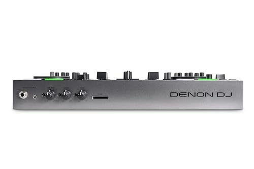 Denon DJ PRIME GO+ Controlador DJ portátil y mezclador con separación de stems, 2 decks, streaming por wifi, Bluetooth, control de luces y pantalla 7"