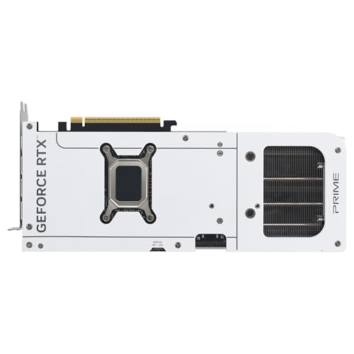 ASUS Prime GeForce RTX 5070 12 GB GDDR7 White OC Edition Tarjeta gráfica Compatible con SFF (PCIe 5.0, 12 GB GDDR7, HDMI/DP 2.1, 2,5 Ranuras, Ventiladores Axial-Tech, BIOS Dual)