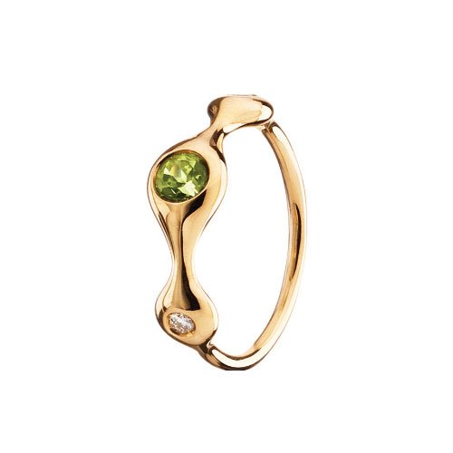 Pandora 970114MX1-60 - Anillo de oro amarillo de 18 quilates, talla 20 (19,1 mm)