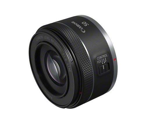 Canon Objetivo RF 50mm F1.8 STM - Lente estándar, para Retratos y Calle Incluso en Baja iluminación, Nítido, Ligero y Compacto, Enfoque silencioso, Montura RF Compatible con Sistema EOS R, Negro