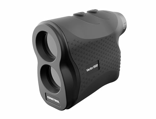 CONDTROL - Telémetro Binoculares Vector 1500 - Alcance de 5 a 1500 m - Medida Precisa Continua, de Velocidad hasta 300 km/h - Garantía 2+1 años - Entregado con Accesorios