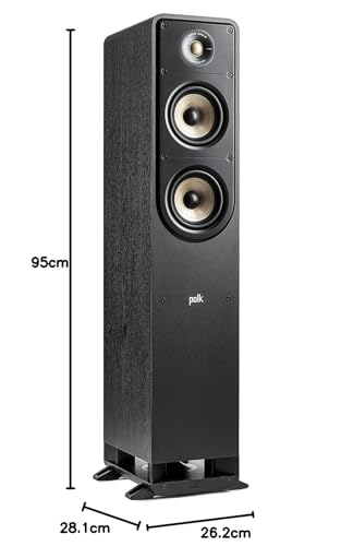 Polk Signature Elite ES50 Pareja Altavoces de Suelo Hi-Fi Negros