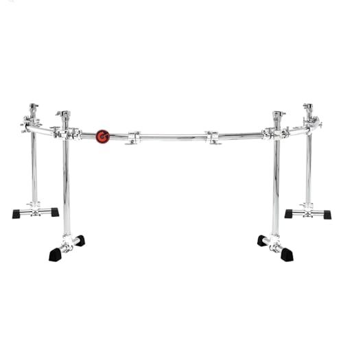 Gibraltar Sistemas de rack, rack curvado de 4 postes chrome series gcs-450c power rack de 4 postes, barras horizontales curvadas.