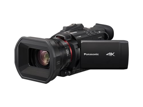 Panasonic HC-X1500E - Videocámara 4K (lente Leica, Live Streaming, gran angular 25 mm, zoom óptico de 24x, Wifi), negro