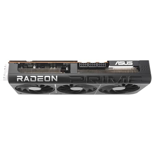 ASUS Prime Radeon RX 9070 XT OC Edition, Tarjeta gráfica (PCIe 5.0, HDMI/DP 2.1, diseño de 2,5 Ranuras, Ventiladores axial-Tech, rodamientos de Ventilador de Doble Bola, BIOS Doble, GPU Guard)