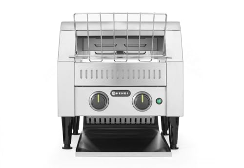 HENDI Tostador de cinta doble - 230V / 50Hz / 2240W - 418x368x(H)387 mm, plateado, acero inoxidable