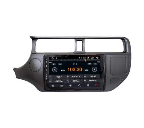 Radio de Coche para Kia Rio 2011-2015 Android GPS Bluetooth WiFi USB Dab+ Touchscreen 9" 8core Carplay AndroidAuto