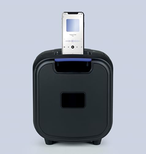 mooov 477370 - Altavoz Bluetooth Potente 200W Musicales, TWS, portátil, 6 Efectos LED, Tomas USB, microSD, Entrada para Micro