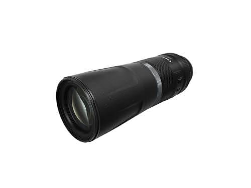 Canon Objetivo Canon RF 800 mm F11 IS STM - Lente Teleobjetivo, Ideal para captar Detalles Lejanos, Tamaño revolucionario, Nítido con estabilizador óptico 4 Pasos, Compatible con Sistema EOS R, Negro