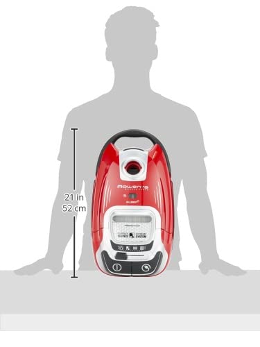 Rowenta RO7473 Silence Force Allergy+ | Aspiradora de suelo con bolsa | gran capacidad de bolsa para el polvo: 4,5 litros | extremadamente silencioso | boquilla de suelo de alta eficiencia | motor
