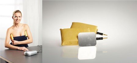 Idromed, Equipo para hiperhidrosis, 5Ps, Dos electrodos de aluminio, Para manos y pies, 2 rejillas de seguridad, Maletín de transporte, Aparato de iontoforesis, Previene la sudoración excesiva