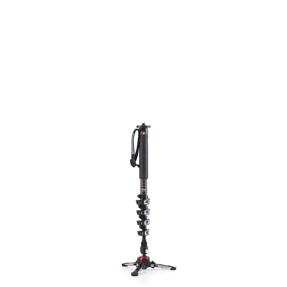 MANFROTTO Monopode Carbone MVMXPROC5 Avec FLUIDTECH Base