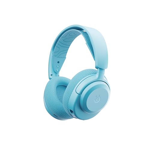 SteelSeries Arctis Nova 3X Wireless Gaming-Headset – App-Steuerung – 40 Std. Akku – Neodym-Magnet-Treiber – 2,4 GHz/Bluetooth – Abnehmbares Mikrofon – Xbox, PS5, PC, Switch, Mobilgeräte Aqua