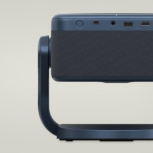 Epson EF-22N Mini Smart Laser Projector | Proyector Portátil Full HD, 1920 x 1080p, Altavoz Bluetooth de 5W, Proyección a Pared, Suelo o Techo, 1000 Lúmenes, Google TV | 150", Azul/Negro
