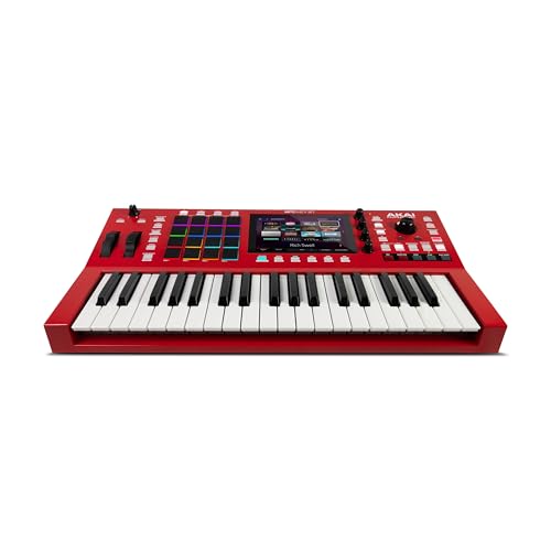 AKAI Professional MPC Key 37 - Centro de producción autónomo caja de ritmos, teclado MIDI, sintetizador con wifi, Bluetooth, pantalla táctil, plugins