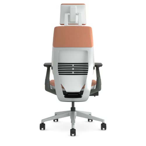 Steelcase Gesture Sillas de Oficina, Acero Inoxidable, poliéster, plástico, Caqui, Talla única