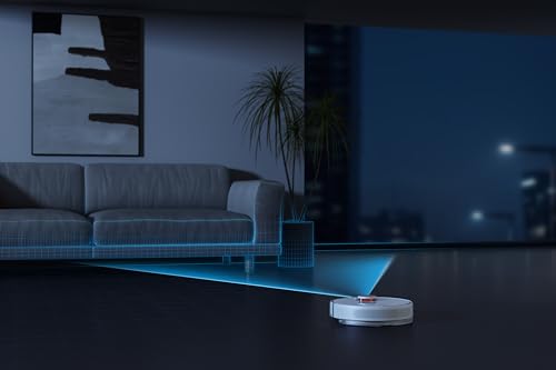 Xiaomi Robot Vacuum X10, Aspirador Inteligente, Recogida rápida de Polvo, Drenaje automático, Limpiador de Lavado 2 en 1 eficiente, hasta 180 Minutos de Limpieza Continua, Cepillo Incluido