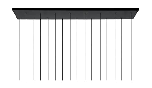 LUCIDE TEARS - Lámpara colgante - LED Regul. - G4-16x1,5W 3000K - Negro