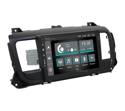 Radio de Coche para Citroen Jumpy (con navegador) Android GPS Bluetooth WiFi USB Dab+ Touchscreen 9" 4core Carplay AndroidAuto