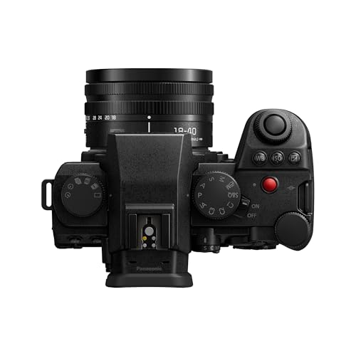 Panasonic LUMIX DC-S5M2XNE Cámara Marco Completo Sin Espejo, Grabación 4K 60P y 6K 30P, Pantalla Abatible, Wi-Fi, AF Híbrido De Fase, IS Activo, ISO Nativo Dual, con S-R1840E 18-40mm S Lente