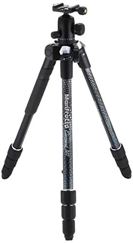 MANFROTTO Trépied Element MII Aluminium Noir 4 Sections BH - MKELMII4BK-BH