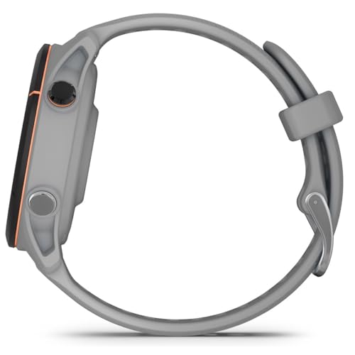 Garmin Forerunner® 255S, Reloj Inteligente GPS más pequeño, información Avanzada, batería de Larga duración, Gris Polvo