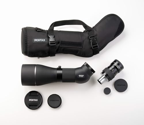 PENTAX PF-85EDA Zoom Eyepiece Kit, un telescopio Compacto y fácil de Transportar con un Nuevo diseño óptico Que incorpora una Gran Lente Objetivo de 85 mm. Incluye Ocular smc PENTAX Zoom de 8-24 mm.