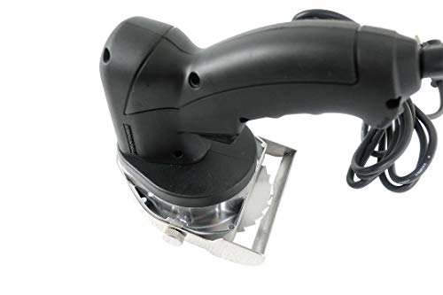 Saro Cuchillo de corte profesional eléctrico 418-1020 ED 100 para doner kebab y giroscopios, negro/Edelstahl