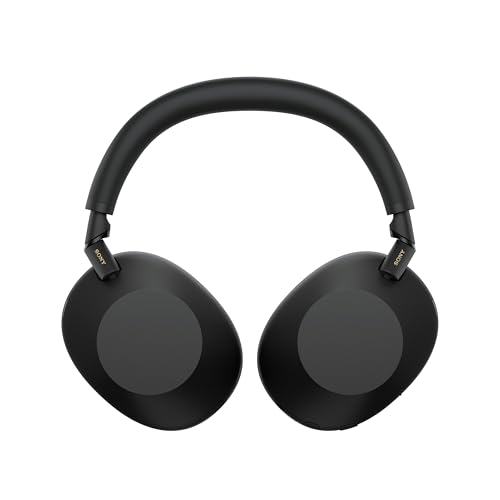 Sony WH-1000XM6 Auriculares Bluetooth inalámbricos con Noise Cancelling, Sonido de Alta resolución, cómodos, diseño Plegable, Estuche Resistente, 30 Horas de batería, iOS y Android - Negro