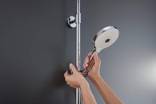 Duravit TH4382008005 Sistema de Ducha, Cromo/Blanco, 1.00