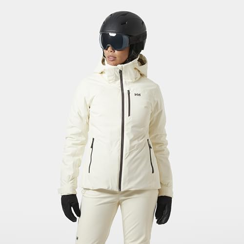 Helly Hansen W Adore Ins Rain Coat, Chaqueta De Esquí Para Mujer, Blanco (White), XL