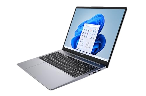Portátil - Tecno K16S MEGABOOK, 16" Full HD IPS, AMD Ryzen™ 7-5800U, 16GB RAM, 1TB SSD, Radeon™ Graphics, WiFi, Windows 11 Home, Gris,Todo Aluminio, Teclado QWERTY Español