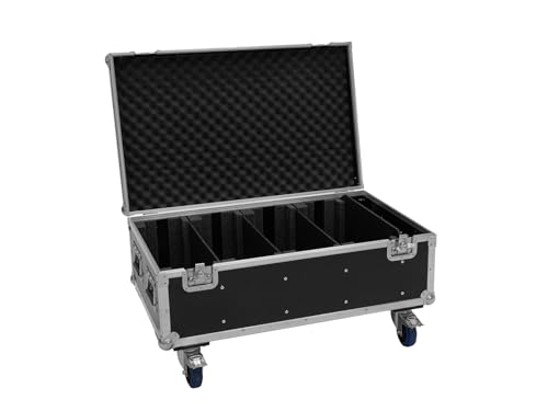 Roadinger - Flightcase 4x LED PMB-4 COB QCL with wheels