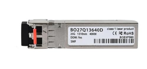 BlueOptics Kompatibler Supermicro SFP28-25G-ER SFP28 Transceiver, LC-Duplex, 25GBASE-ER, Singlemode Fiber, 1310nm, 40KM, DDM, 0°C/+70°C (SFP28-25G-ER-SO-BO) Marca